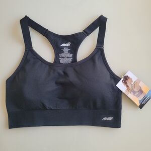 NWT Avia Women's Classic Black Sports Bra XXL